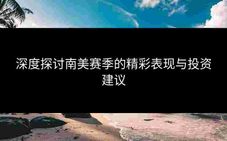 深度探讨南美赛季的精彩表现与投资建议